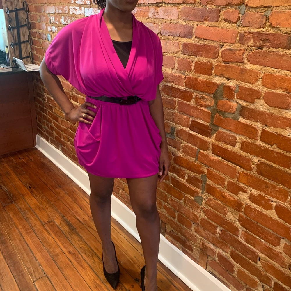 || Rachel Roy || Fuchsia Dress with Pockets
